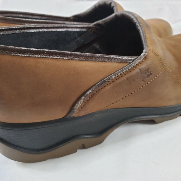 Dansko Sport Mens Professional Brown Leather Clogs Size 47 USA Mens size 13.5 - Picture 9 of 13